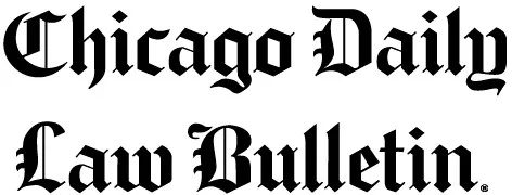 The image shows the words "Chicago Daily Law Bulletin" in a bold, blackletter font.